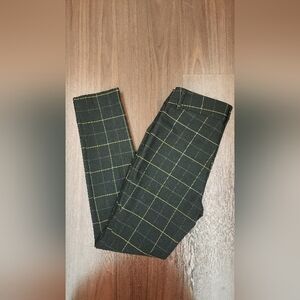 ILTM I Love Tyler Madison Yellow and Brown Skinny Pants Size S EUC LIKE NEW